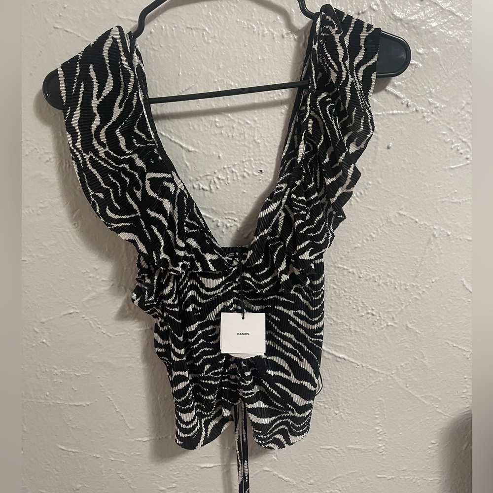 Zebra print ZARA top